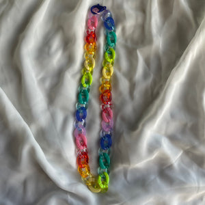 Rainbow Acrylic Necklace 2